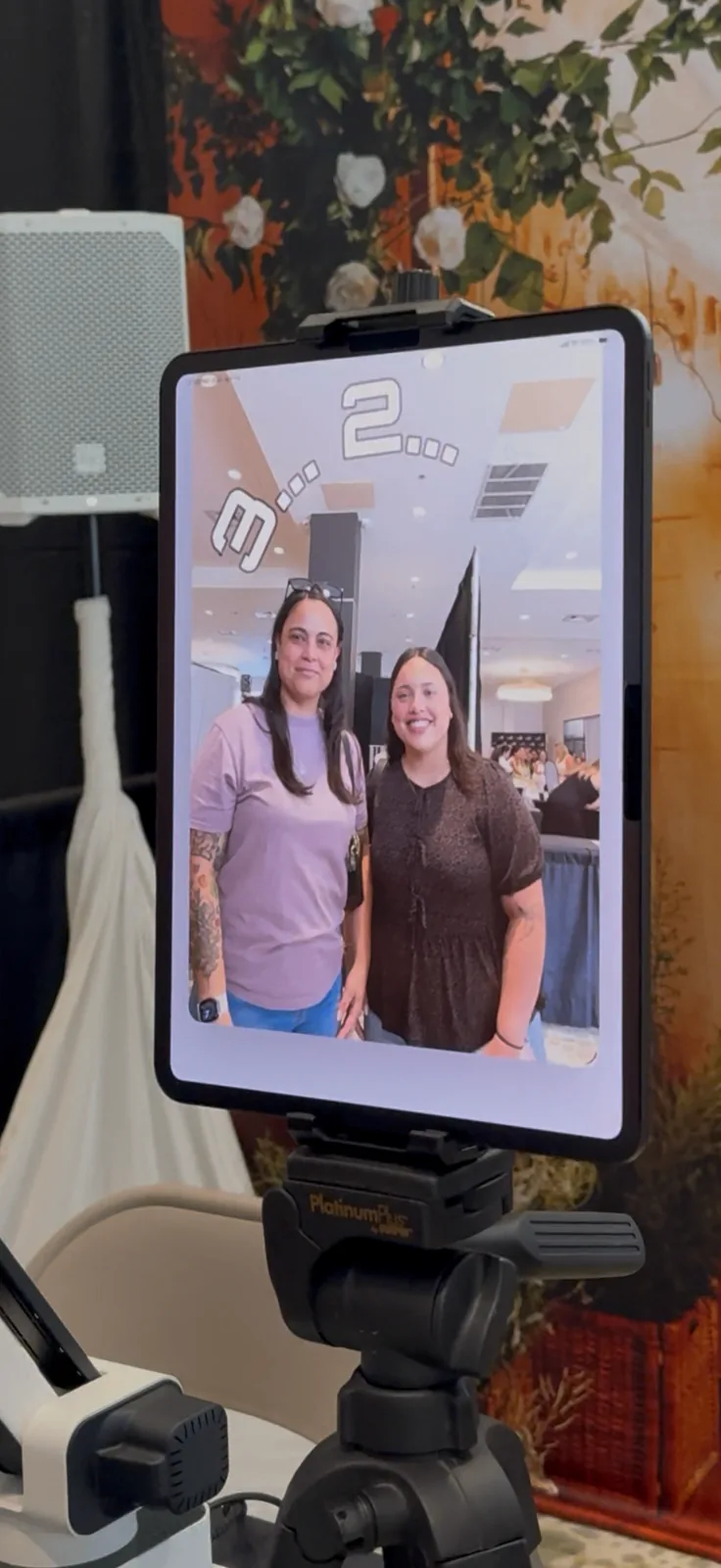 AI SketchBot entertaining guests at a birthday party
